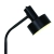 Lampa podłogowa Matis czarna minimalistyczna NO2512244003 - Nordlux